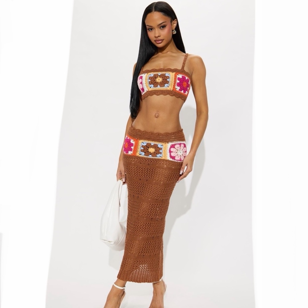 Crochet 2-Piece Set🌸🏝️